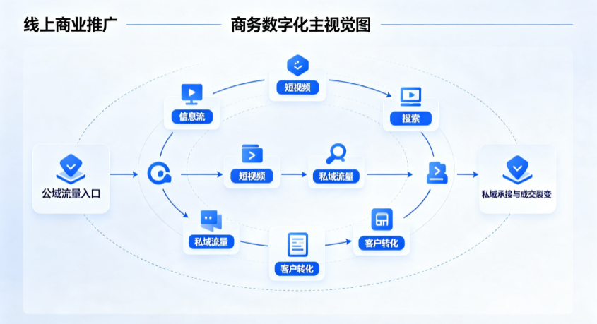 青龙满族自治县线上商业推广怎么做？全域流量闭环搭建与低成本转化实战指南
